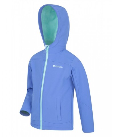 Exodus Kids Water Resistant Softshell Pale Blue $15.51 Softshell Jackets