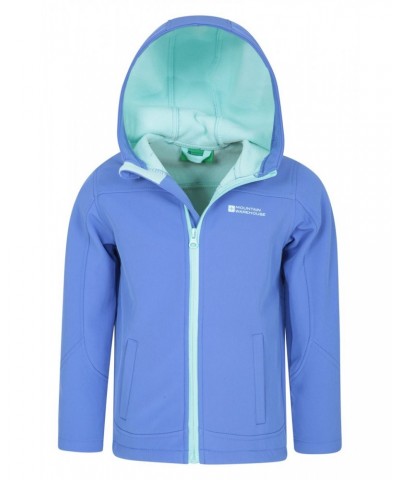 Exodus Kids Water Resistant Softshell Pale Blue $15.51 Softshell Jackets