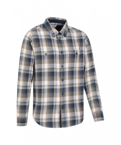 Lumberjack Flannel Long Sleeve Mens Shirt Khaki $17.39 Tops