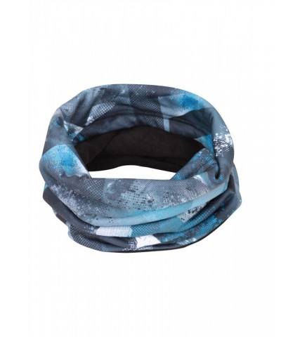 Kids Fleece Lined Printed Neck Gaiter Charcoal $10.79 Accessories