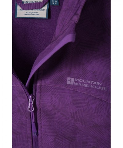 Exodus Womens Printed Water Resistant Softshell Purple $32.20 Jackets