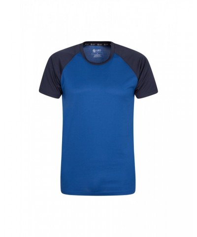 Endurance Isocool Mens Active T-Shirt Two Tone Blue $12.99 Active