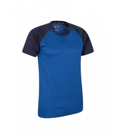 Endurance Isocool Mens Active T-Shirt Two Tone Blue $12.99 Active