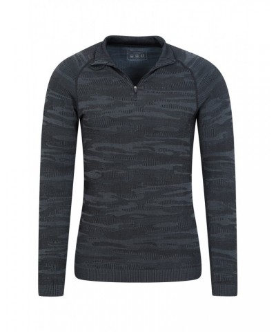 Alpine Mens Base Layer Top Blue Camo $14.24 Active