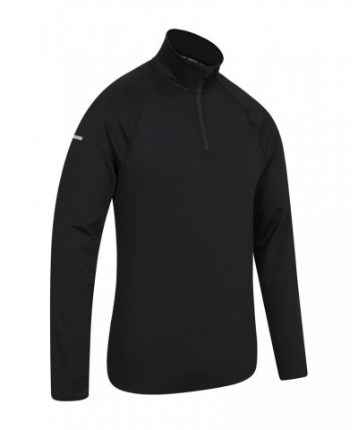 Kilo Mens Half Zip Top Black $12.74 Tops