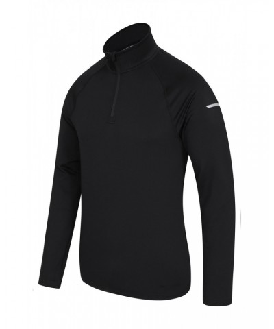 Kilo Mens Half Zip Top Black $12.74 Tops