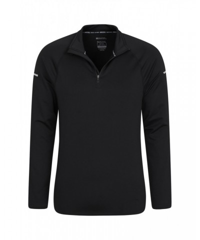 Kilo Mens Half Zip Top Black $12.74 Tops