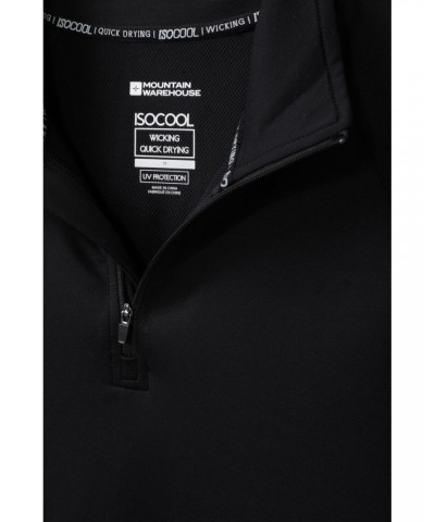 Kilo Mens Half Zip Top Black $12.74 Tops