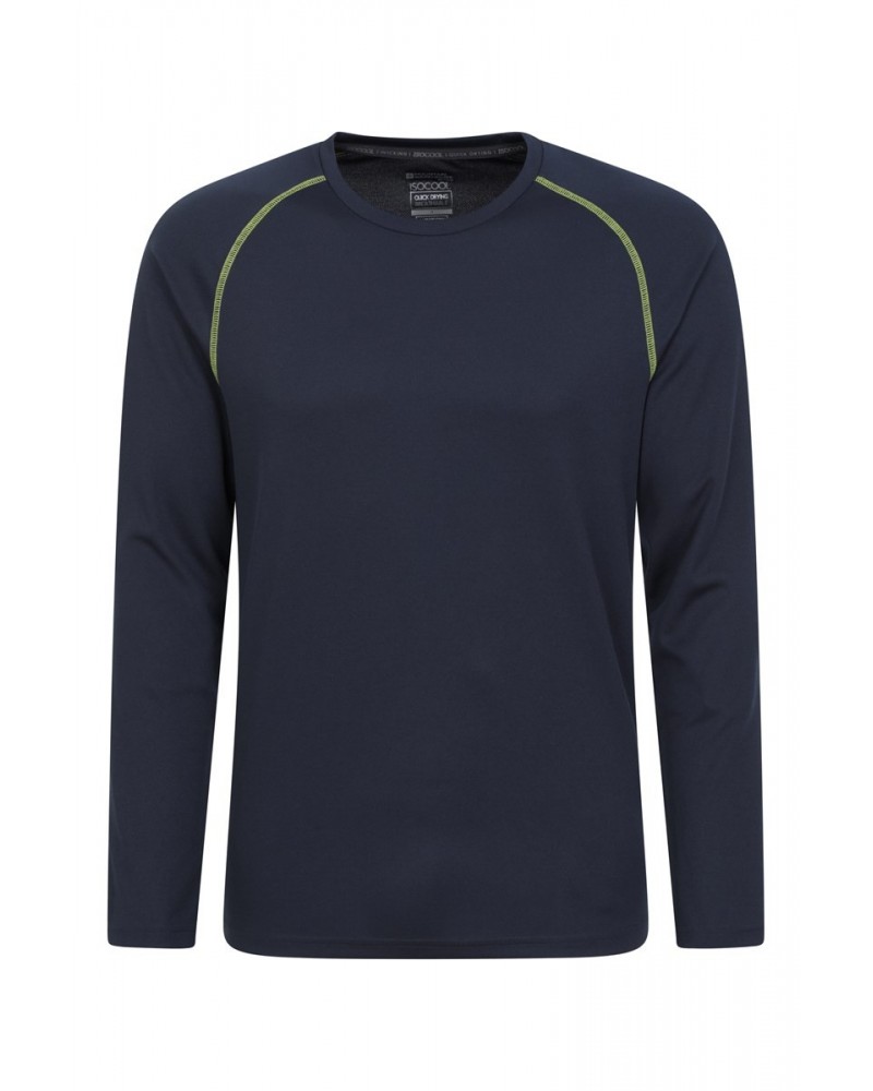 Endurance Mens Long Sleeved Top Navy $11.65 Active