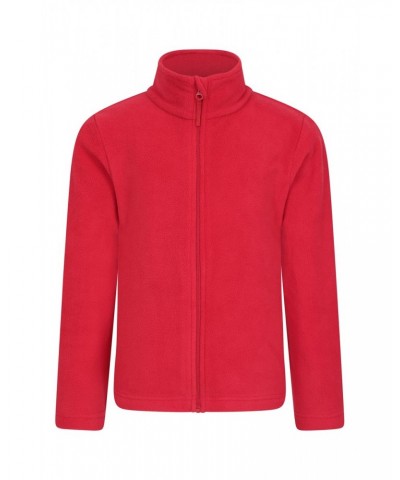 Camber II Kids Full-Zip Fleece Dark Red $12.50 Fleece