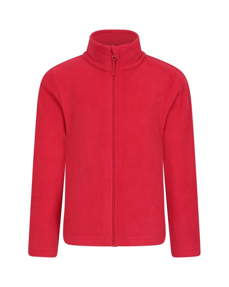 Camber II Kids Full-Zip Fleece Dark Red $12.50 Fleece