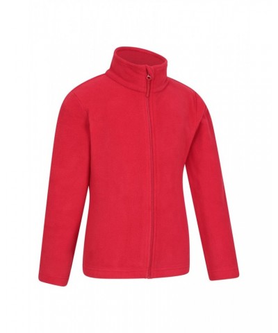 Camber II Kids Full-Zip Fleece Dark Red $12.50 Fleece