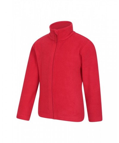 Camber II Kids Full-Zip Fleece Dark Red $12.50 Fleece