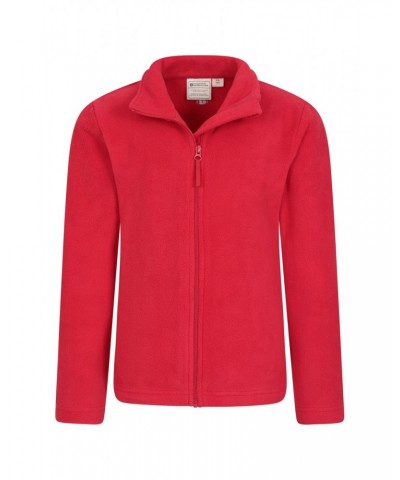 Camber II Kids Full-Zip Fleece Dark Red $12.50 Fleece