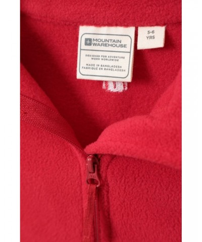 Camber II Kids Full-Zip Fleece Dark Red $12.50 Fleece