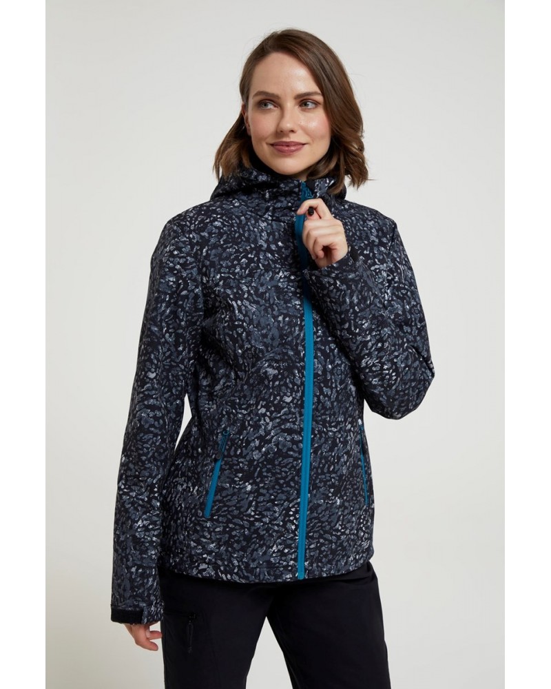 Exodus Womens Printed Water Resistant Softshell Boxed Black $37.09 Jackets