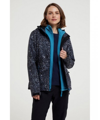 Exodus Womens Printed Water Resistant Softshell Boxed Black $37.09 Jackets