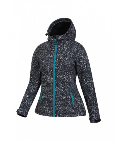 Exodus Womens Printed Water Resistant Softshell Boxed Black $37.09 Jackets