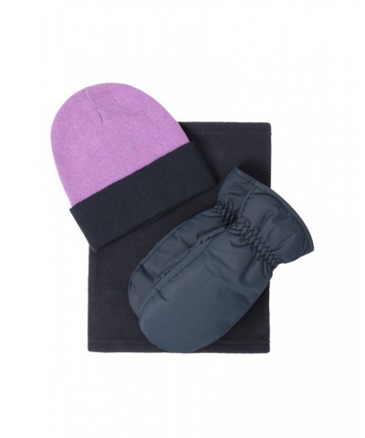 Womens Snow Accessories Set Lilac $15.17 Accessories