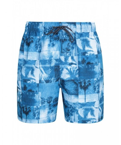 Aruba Printed Mens Swim Shorts Blue $12.50 Pants