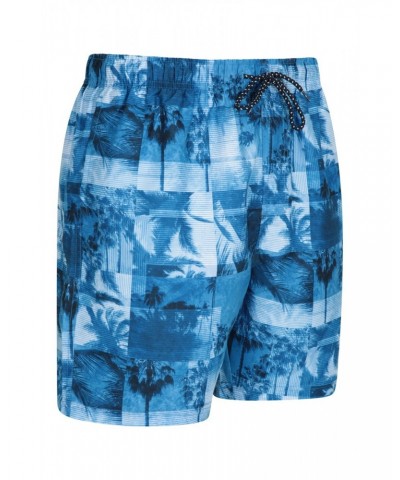 Aruba Printed Mens Swim Shorts Blue $12.50 Pants