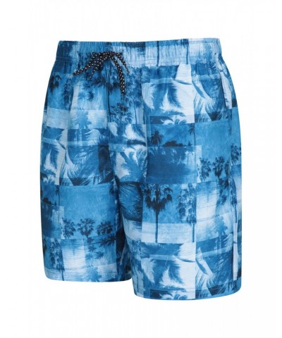 Aruba Printed Mens Swim Shorts Blue $12.50 Pants