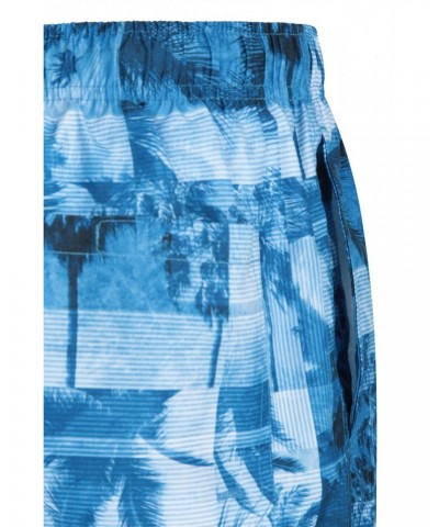 Aruba Printed Mens Swim Shorts Blue $12.50 Pants