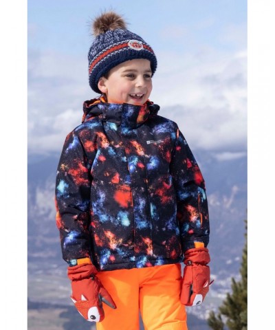 Raptor Printed Kids Snow Jacket Spacey Midnight $26.54 Jackets