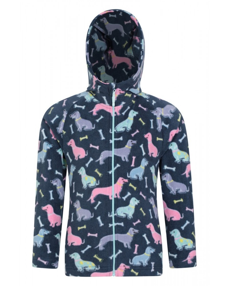 Endeavour II Printed Kids Hoodie Teal $10.59 Tops