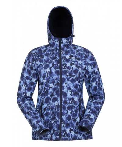 Exodus Womens Printed Water Resistant Softshell Navy $28.70 Jackets