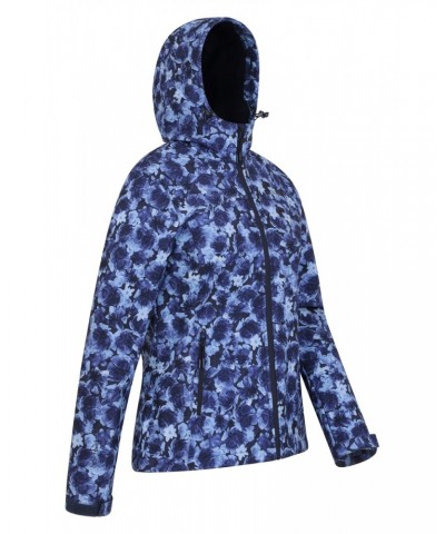 Exodus Womens Printed Water Resistant Softshell Navy $28.70 Jackets