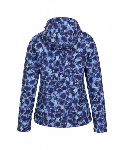 Exodus Womens Printed Water Resistant Softshell Navy $28.70 Jackets