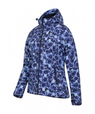 Exodus Womens Printed Water Resistant Softshell Navy $28.70 Jackets