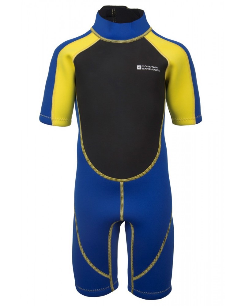 Kids Shorty 2.5/2mm Wetsuit Yellow $17.20 Swimwear