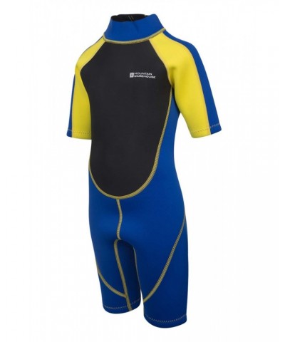 Kids Shorty 2.5/2mm Wetsuit Yellow $17.20 Swimwear