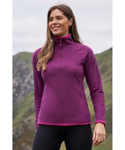 Montana Womens Half-Zip Fleece Berry $14.30 Fleece