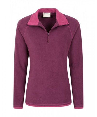 Montana Womens Half-Zip Fleece Berry $14.30 Fleece