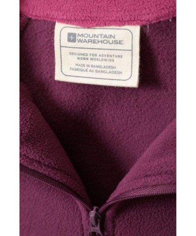 Montana Womens Half-Zip Fleece Berry $14.30 Fleece