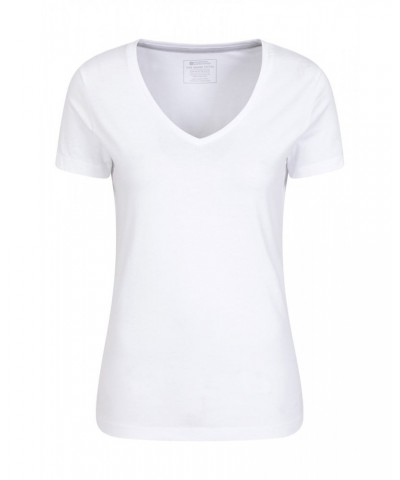 Eden Womens Organic Short Sleeve T-Shirt Multipack White $17.39 Tops