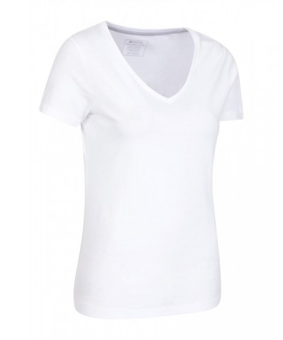 Eden Womens Organic Short Sleeve T-Shirt Multipack White $17.39 Tops