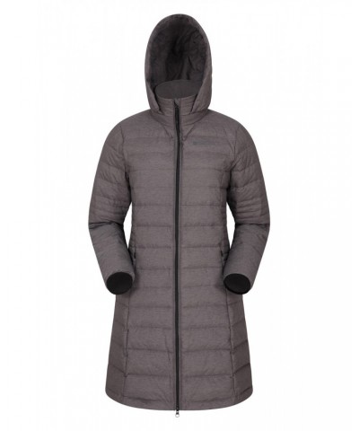 Furnace Womens Long Down Jacket Dark Grey $40.30 Jackets