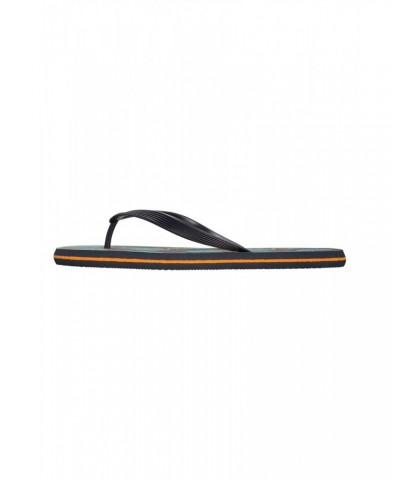 Beach Walk Mens Flip Flops Navy $8.69 Footwear