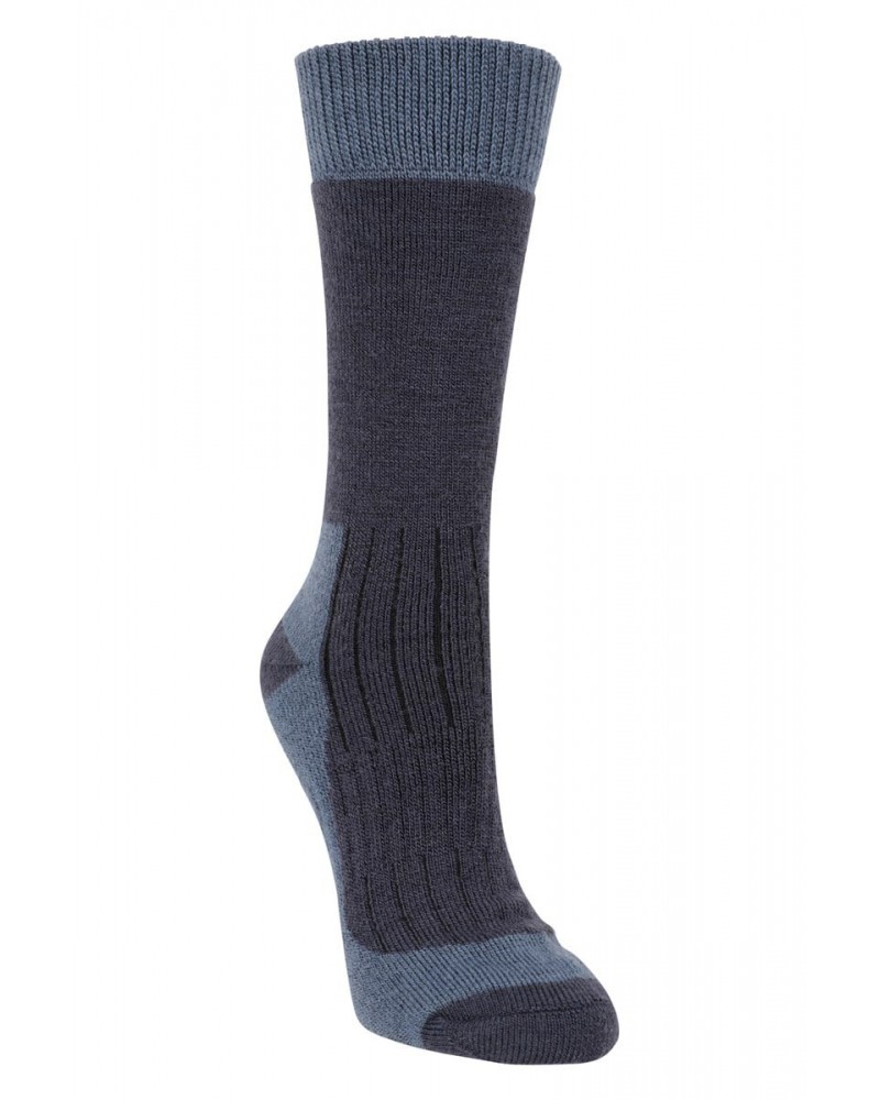 Explorer Womens Merino Thermal Mid-Calf Socks Navy $16.79 Accessories