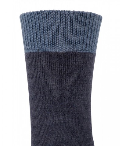 Explorer Womens Merino Thermal Mid-Calf Socks Navy $16.79 Accessories