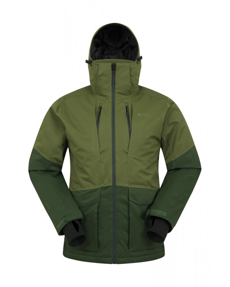 Interstellar Mens Waterproof Ski Jacket Khaki $43.20 Jackets