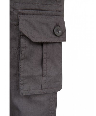 Pull Up Kids Jersey Lined Cargo Pants Dark Grey $15.75 Pants