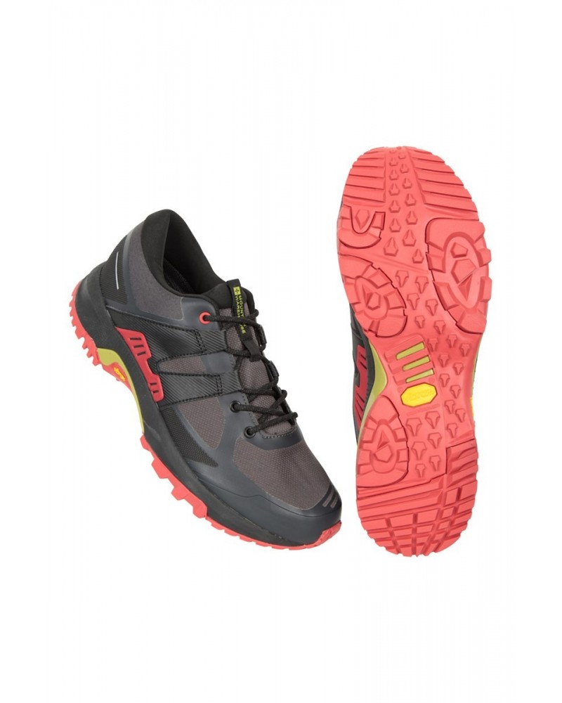 Quantum Ultra Mens Waterproof Vibram Shoes Black $57.60 Active