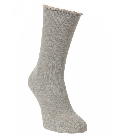 Extreme Mens Thermal Merino Wool Mid-Calf Socks Grey $11.59 Accessories