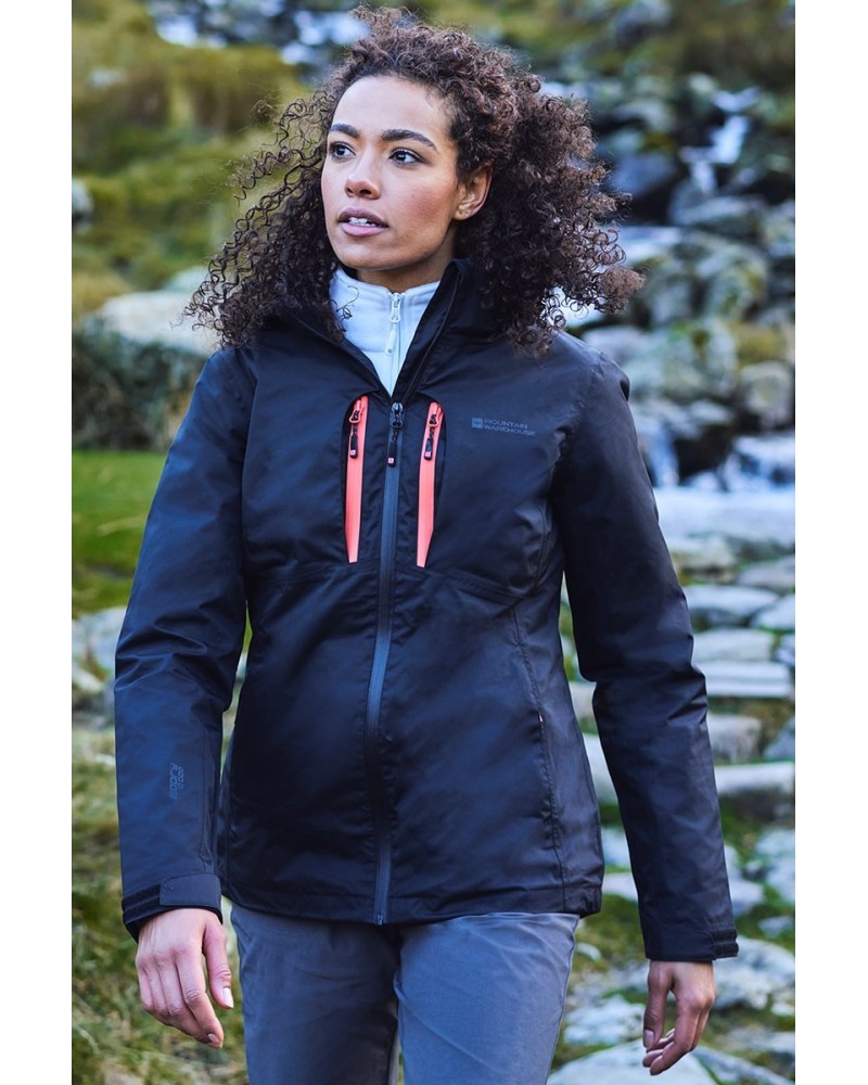 Rainforest Extreme Waterproof Womens Jacket Jet Black $31.79 Jackets