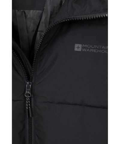 Vortex Mens Longline Insulated Jacket Jet Black $65.99 Jackets